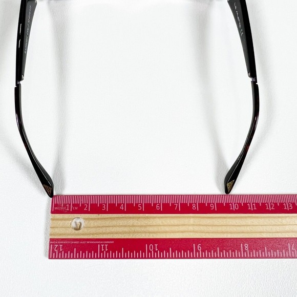 La Matta Rapsody Women Eyeglass Frame Tortoise Purple Metal Cutout 52-16-135 - Picture 14 of 16